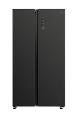 CHiQ Side by Side Refrigerator A+, 525Lit, No Forest, Fast Cooling System, Glass Shelf, Dark Inox - CSS680NPDIK5