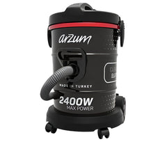 Arzum Cleaner Raptor Drum Type Vacuum, 5M Cable, 2400Watts, Black - AR4106