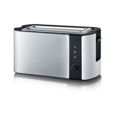 Severn Toaster Automatic 4-Slice Slot Toaster, 1400Watts, Stainless Steel - 2590