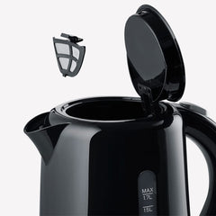Severin Kettle Automatic Steam Stop, On/Off button, 1.7Lit, 2200Watts, Black - 4322