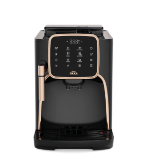 Arzum Okka Espresso Machine, Fully Automatic, 1450Watts, Copper & Black - "OK0030-R
