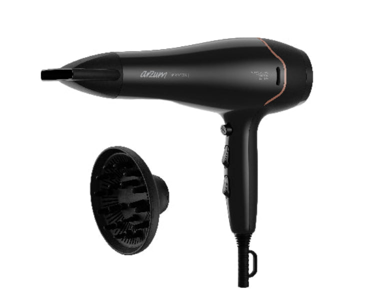 Arzum Hair Dryer, Enables Quick Drying, 2300Watts, Black - AR5122