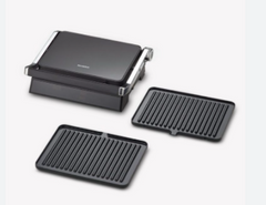 Severin Contact Grill, 2000Wstts, 5 Automatic Programmes, Silver - 2399 Severin Black