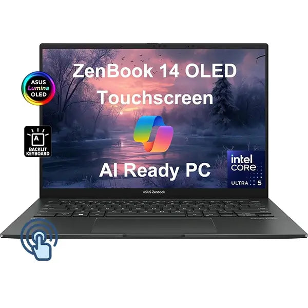 Asus Zenbook 14 Oled Q415ma Laptop 14 Inch Wuxga Oled 500nits 100% Dci P3 Touch Screen Intel Core Ultra 5 125h