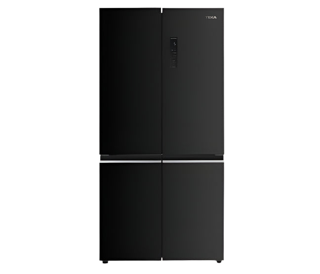 Teka Side by Side Refrigerator Four Door French, 522Lit, Compressor Inverter, Black Steel - RMF 77960 DSS