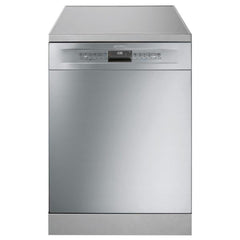 SMEG Dishwasher Freestanding A+++, 10Programmes, 13Sets, 3Sprays, Silver - LVS4132XAR1