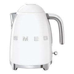 Smeg kettle Limescale filter, Fast Boiling, 1.7Lit, 3000Watts, White - KLF03WHEU
