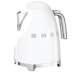 Smeg kettle Limescale filter, Fast Boiling, 1.7Lit, 3000Watts, White - KLF03WHEU