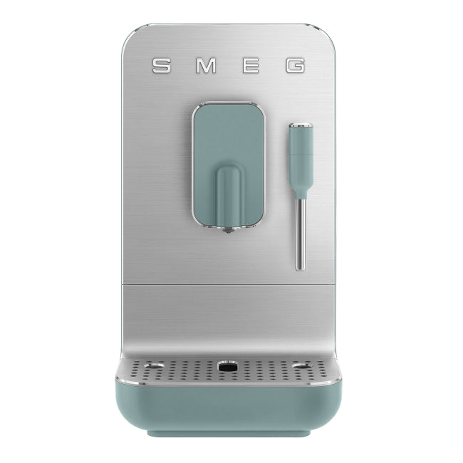 Smeg Automatic Espresso Coffee Machine, 1.4Lit, 19Bar, Green - BCC12EGMEU