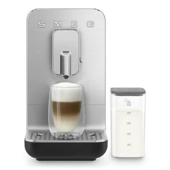 Smeg Automatic Espresso Coffee Machine with a Milk System, 1.4Lit, Black - BCC13BLMEU