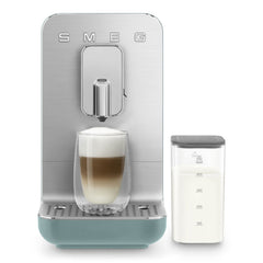 Smeg Automatic Espresso Coffee Machine with a Milk System, 1.4Lit, Green - BCC13EGMEU