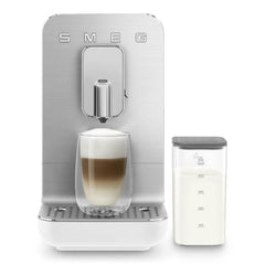 Smeg Automatic Espresso Coffee Machine with a Milk System, 1.4Lit, White - BCC13WHMEU