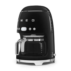 Smeg Filter American Coffee Machine, Dispensing up to 10, 1.4Lit, Black - DCF02BLEU