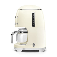 Smeg Filter American Coffee Machine, Dispensing up to 10, 1.4Lit, Cream - DCF02CREU