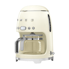 Smeg Filter American Coffee Machine, Dispensing up to 10, 1.4Lit, Cream - DCF02CREU