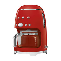Smeg Filter American Coffee Machine, Dispensing up to 10, 1.4Lit, Red - DCF02RDEU