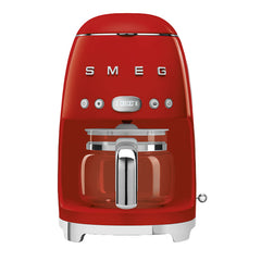 Smeg Filter American Coffee Machine, Dispensing up to 10, 1.4Lit, Red - DCF02RDEU