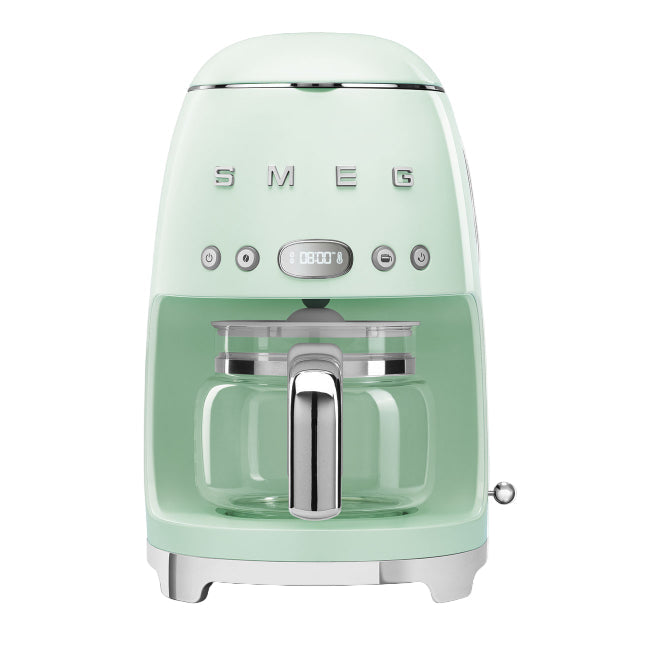 Smeg Filter American Coffee Machine, Dispensing up to 10, 1.4Lit, Pastel Green - DCF02PGEU