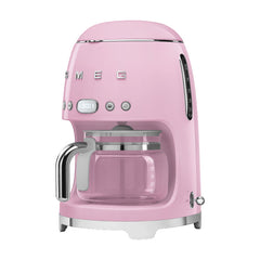 Smeg Filter American Coffee Machine, Dispensing up to 10, 1.4Lit, Pink - DCF02PKEU