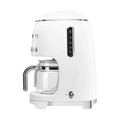 Smeg Filter American Coffee Machine, Dispensing up to 10, 1.4Lit, White - DCF02WHEU