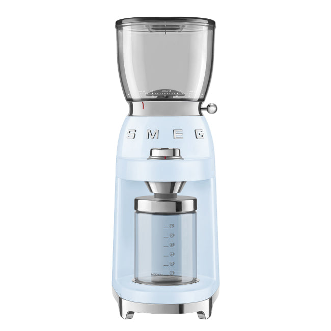Smeg Multifunction Coffee Grinder, 150Watts, Pastel Blue - CGF11PBEU