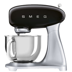 Smeg Stand Mixer Style Aesthetic, 4.5Lit, 800Watts, Black - SMF02BLEU