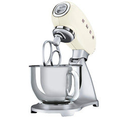 Smeg Stand Mixer Style Aesthetic, 4.5Lit, 800Watts, Cream - SMF02CREU