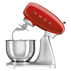 Smeg Stand Mixer Style Aesthetic, 4.5Lit, 800Watts, Red - SMF02RDEU