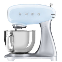 Smeg Stand Mixer Style Aesthetic, 4.5Lit, 800Watts, Pastel Blue - SMF02PBEU