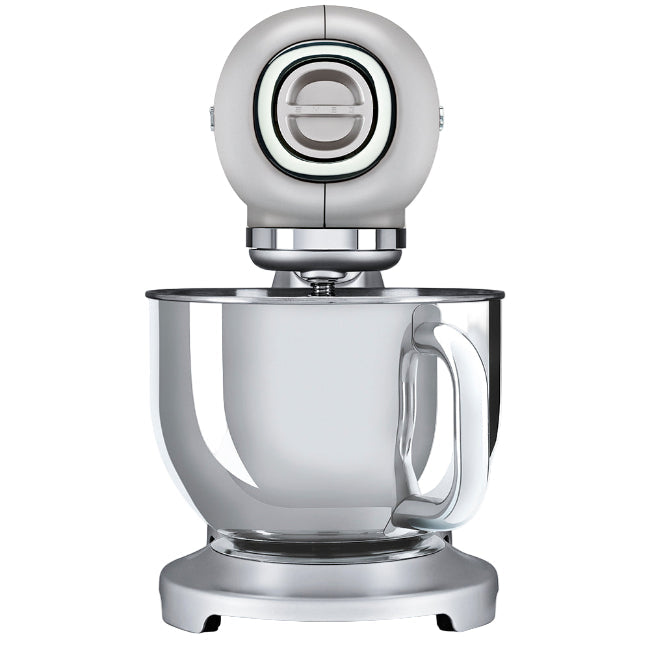 Smeg Stand Mixer Style Aesthetic, 4.5Lit, 800Watts, Silver - SMF02SVEU