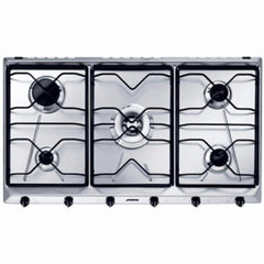 Smeg Built-In Hob, 90Cm, 5Cooking Zones, Stainless Steel - SRV596GM5