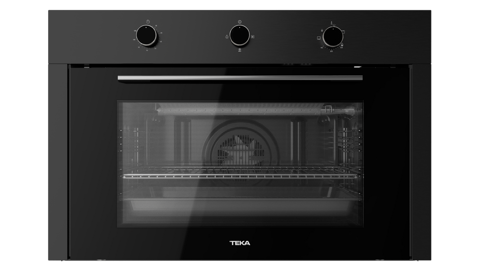 Teka Gas Oven with Gas Grill B, 90Cm, Black - HSF930G BK