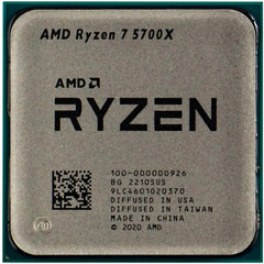 AMD RYZEN 7 5700X 8-Core 3.4GHz (4.6 GHz Max Boost) 36MB Cache AM4 Desktop Processor , Tray