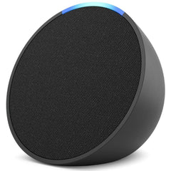 Amazon Echo Pop Gen 1 Built-in Alexa Smart Wi-Fi & Bluetooth Speaker Balanced Bass Voice Control Loud Sound - Charcoal