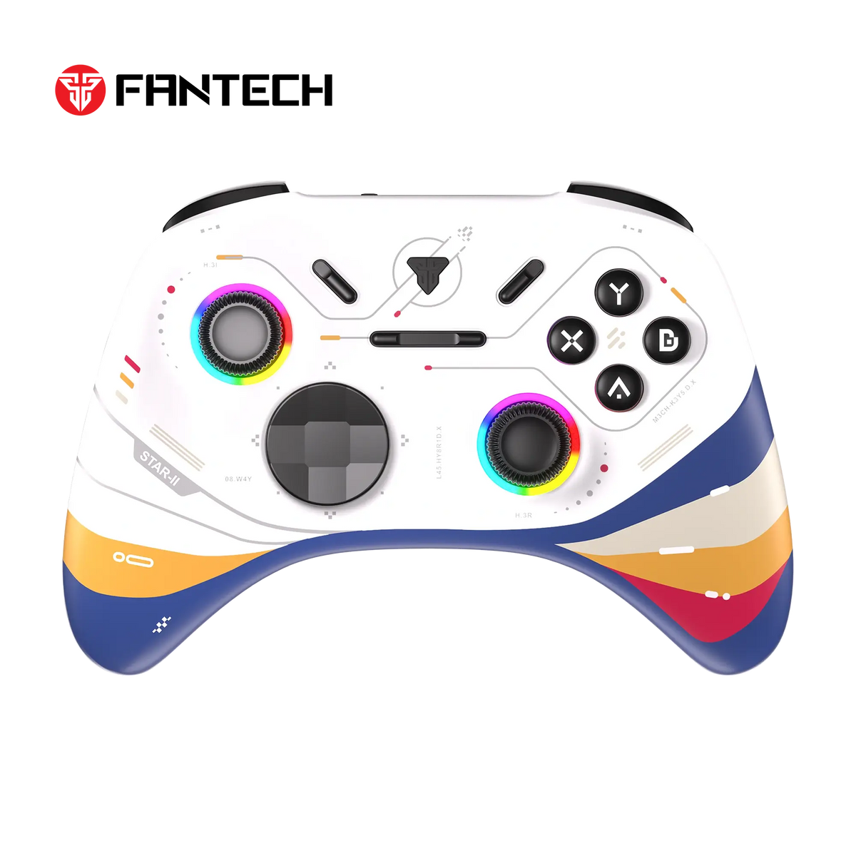 FANTECH EOS PRO II S WGP15V2S MECHANICAL BUTTONS WIRELESS GAMEPAD - Star Two White
