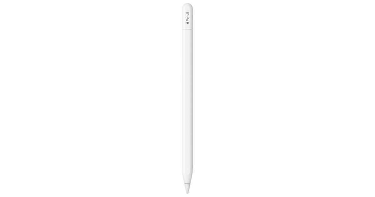 Apple Pencil (USB-C), Affordable Stylus For iPads, Magnetic attachment, Apple Pencil Hover, USB-C Charging and pairing, Precision and tilt sensitivity