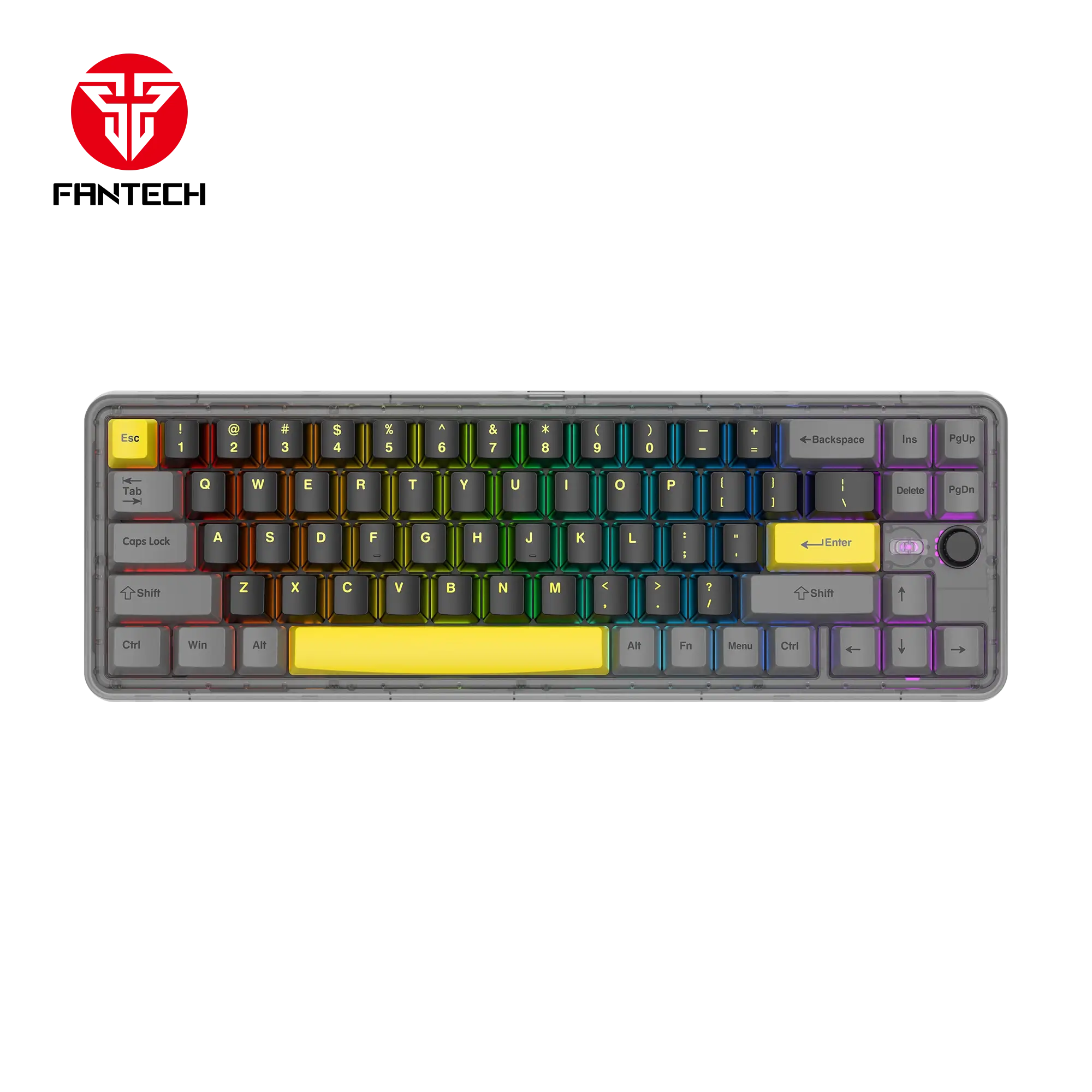 Fantech wireless mechanical gaming keyboard for computer setup