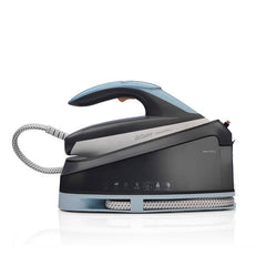 Arzum station iron with tank, 2400 watts, 5 bar steam pressure, 250 g/min steam flow rate, and heavy spray
