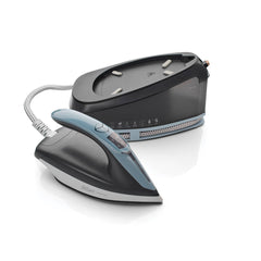 Arzum station iron with tank, 2400 watts, 5 bar steam pressure, 250 g/min steam flow rate, and heavy spray