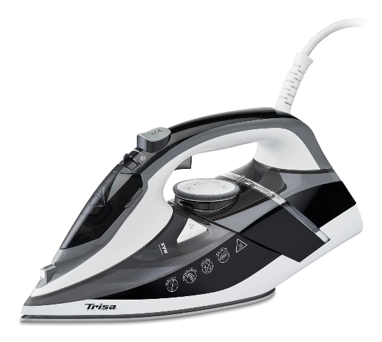 Trisa Steam iron Prof. Steam, 350Ml, 2000Watts, Black - 7962.4245