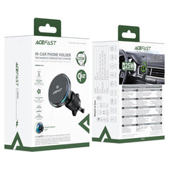 ACEFAST D61 Qi2 25W Magnetic Car Mount Fast Charging Wireless Charger Holder for iPhone 17 16 Pro Max Air Vent Clip for Samsung