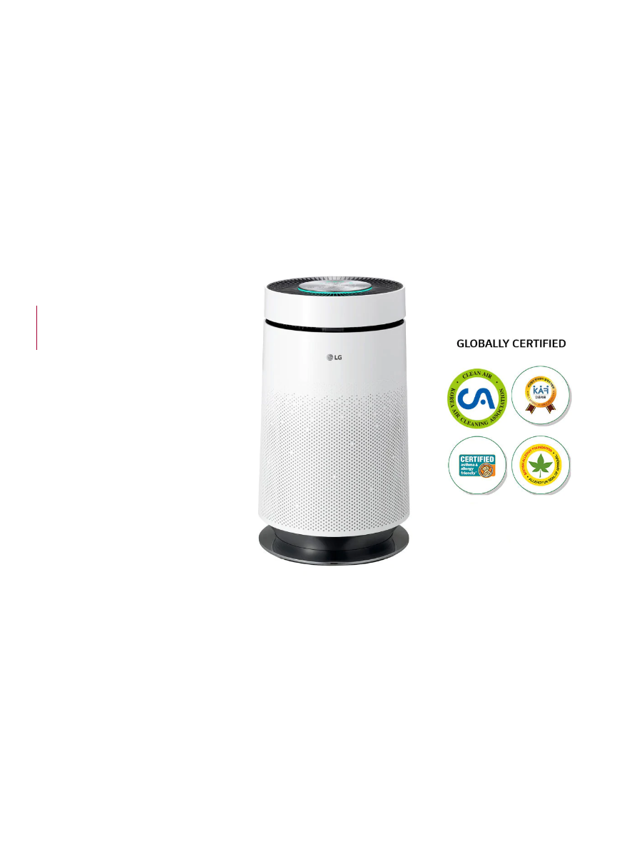 LG Air Purifier 6 Stages 58 Sqm - White