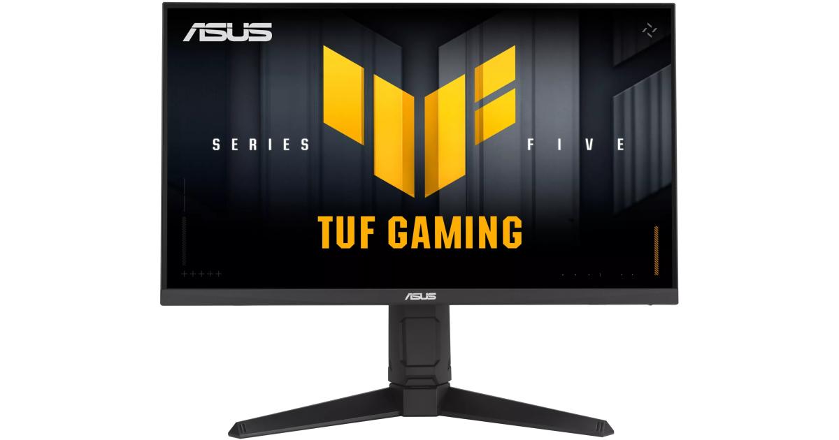ASUS TUF Gaming VG259QMRL5A Gaming Monitor 25" Full HD Fast-IPS , 310Hz(OC), 0.3ms, G-SYNC® compatible AMD FreeSync™ Premium, ELMB SYNC, VESA DisplayHDR™ 400, 99% sRGB, Height adjustment, DisplayWidget Center, Gaming AI w/ Speakers