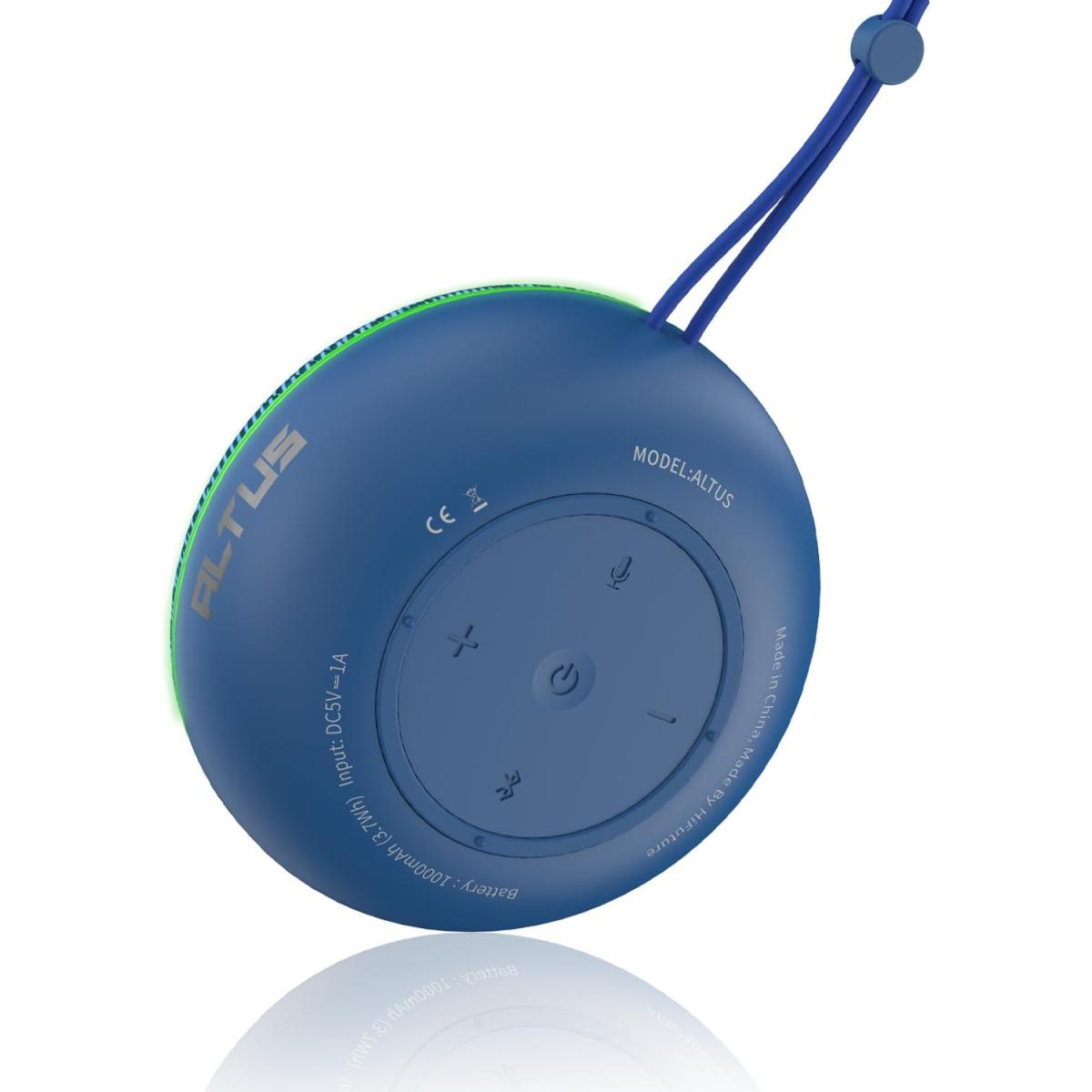 Hifuture Altus Bluetooth 5.3 Speaker With Aptx Waterproof, Up To 8 Hours Battery Life, True Wireless Stereo (tws) Mode, 8.0, Ipx5 Blue Hifuture Altus Bluetooth 5.3 Speaker With Aptx Waterproof, Up To 8 Hours Battery Life, True Wireless Stereo (tws) Mode, 8.0, Ipx5 Blue