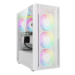 GAMDIAS AURA GC2 ELITE ARGB Mid Tower Gaming Case - White