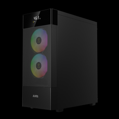 GAMDIAS AURA GC5 ELITE ARGB Mid Tower Gaming Case - Black