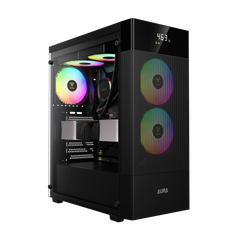 GAMDIAS AURA GC5 ELITE ARGB Mid Tower Gaming Case - Black
