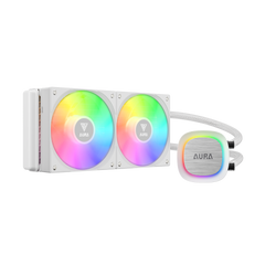 GAMDIAS AURA GL240 V2 ARGB Liquid Cooler - White