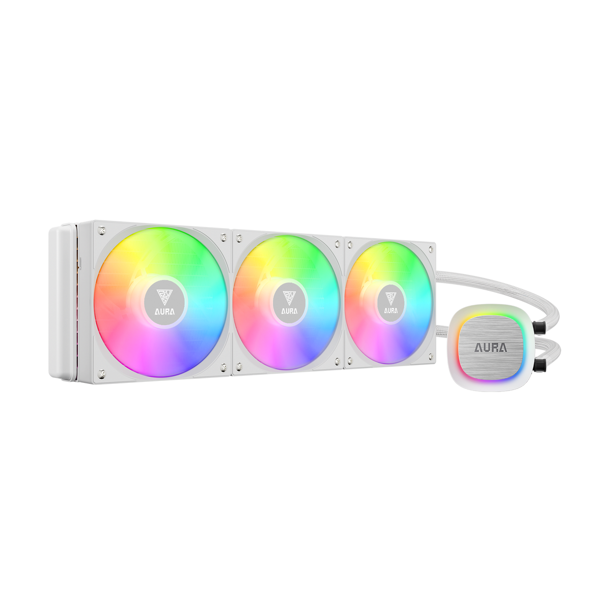 GAMDIAS AURA GL360 V2 ARGB Liquid Cooler - White