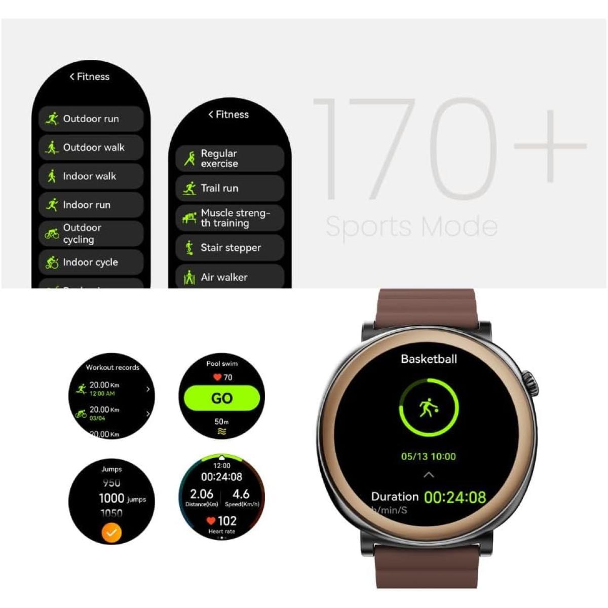 Hifuture Aurora Smartwatch with 1.43" Amoled Display